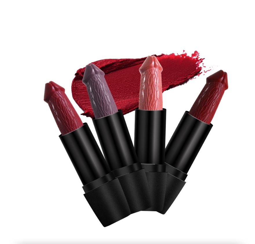 Frecher Lippenstift JGA in Penisform – lustige Junggesellinnenabschied Accessoires in verschiedenen Farben als 5er & 10er Set