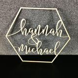 individuelle Hochzeitsringe mit euren Namen-Brautwunsch-E-25cm-Brautwunsch