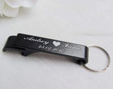 personalisierte Schlüsselanhänger / Flaschenöffner-Brautwunsch-schwarz-1-Brautwunsch