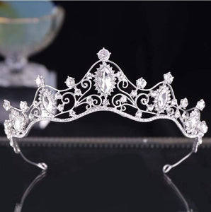 Diadem in gold und silber - SK951-Brautwunsch-Silber-Brautwunsch