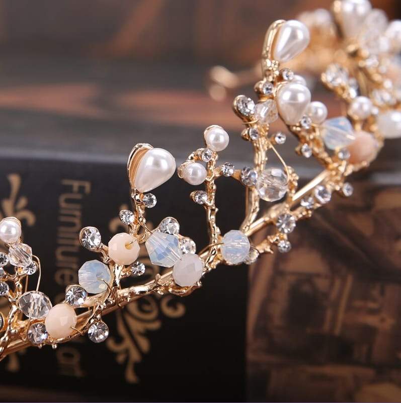 Diadem pearl - SKBB87-Brautwunsch-Brautwunsch