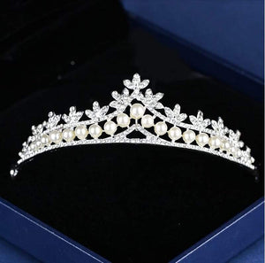 Diadem mit Perlen - SK753-Brautwunsch-Brautwunsch