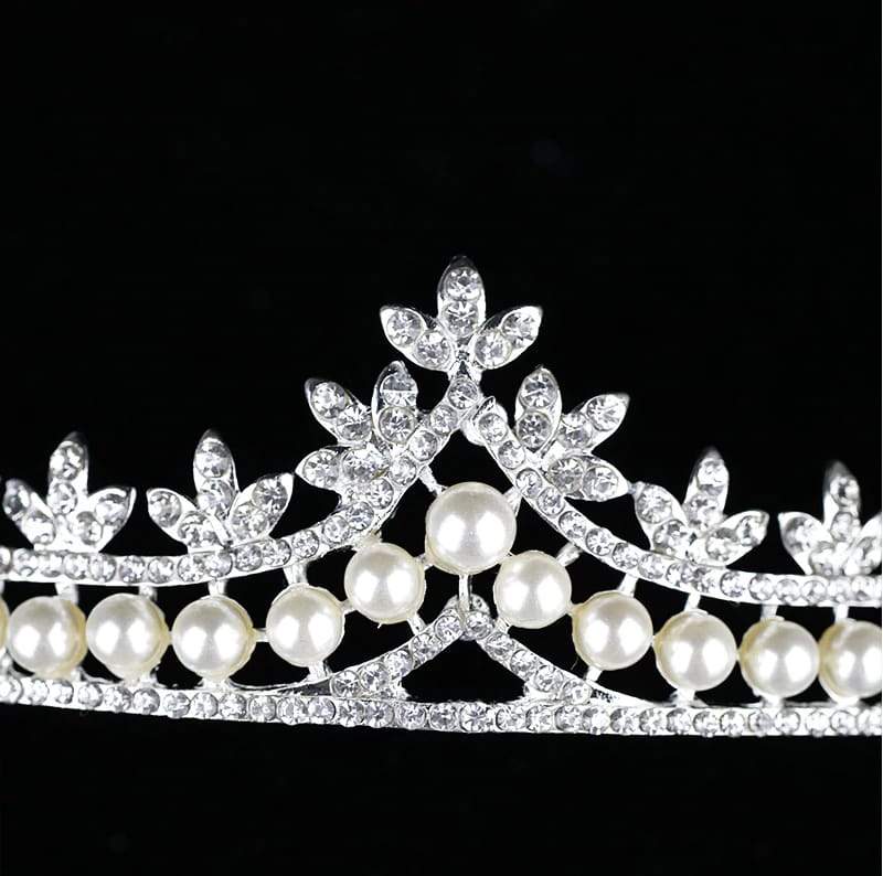 Diadem mit Perlen - SK753-Brautwunsch-Brautwunsch