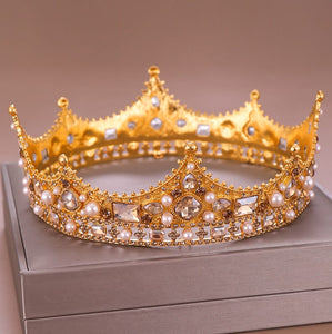 Krone in gold und silber - SK404-Brautwunsch-Gold-Brautwunsch