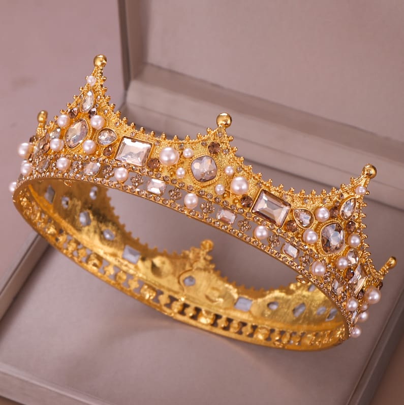Krone in gold und silber - SK404-Brautwunsch-Gold-Brautwunsch