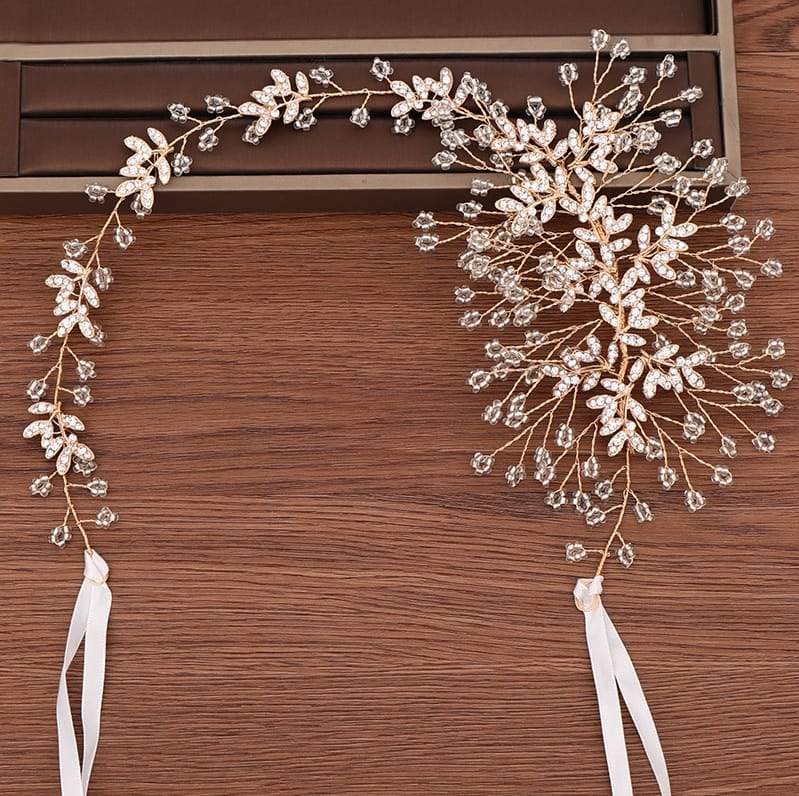 Haarschmuck - OP170-Brautwunsch-Gold-Brautwunsch