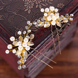 Haarnadel - OP147-Brautwunsch-Gold-Brautwunsch