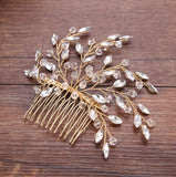 Haarkamm - OP127-Brautwunsch-Gold-Brautwunsch