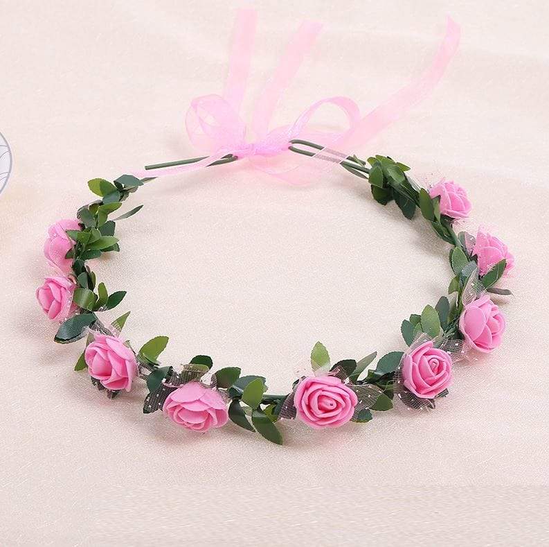Blumenkranz BK47 als Braut-Kopfschmuck – Brautwunsch