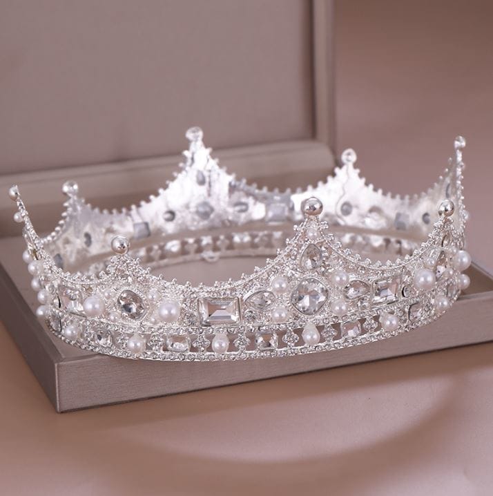 Krone in gold und silber - SK404-Brautwunsch-Silber-Brautwunsch