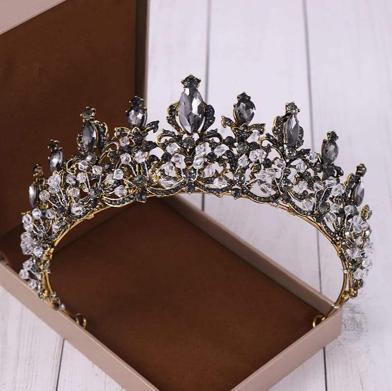 Diadem - SKBB08-Brautwunsch-Schwarz-Brautwunsch