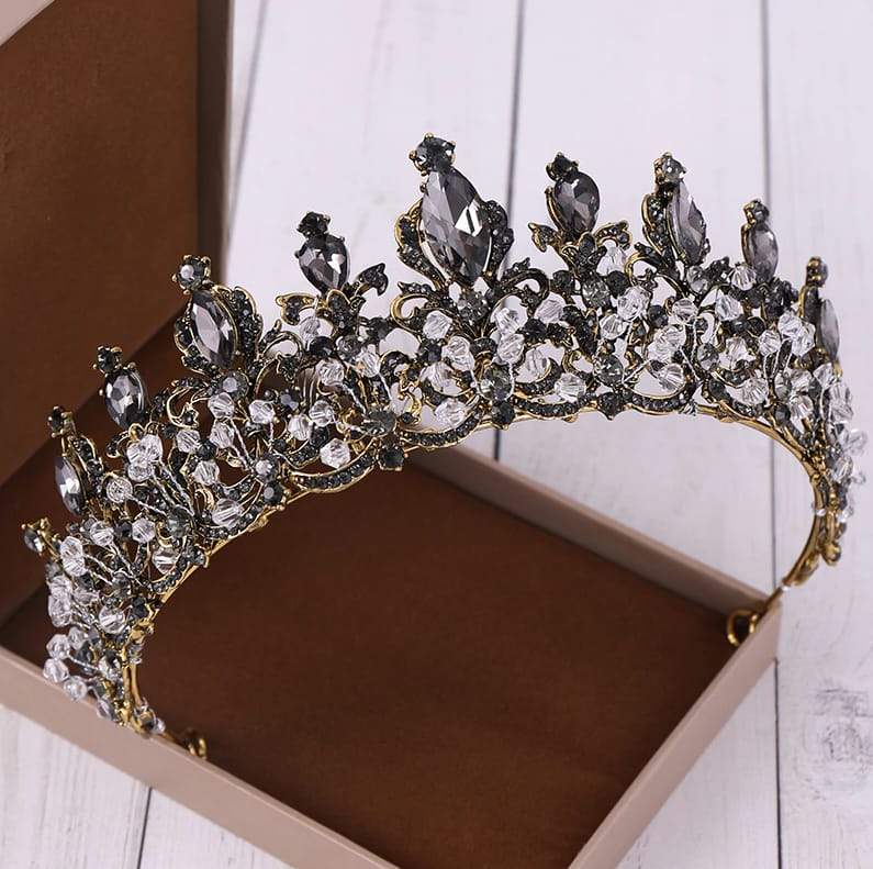 Diadem - SKBB08-Brautwunsch-Schwarz-Brautwunsch