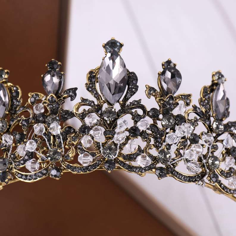 Diadem - SKBB08-Brautwunsch-Schwarz-Brautwunsch