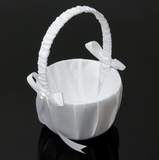 Blumenkörbchen für Blumenmädchen-Brautwunsch-Blumenkorb - leer-Brautwunsch