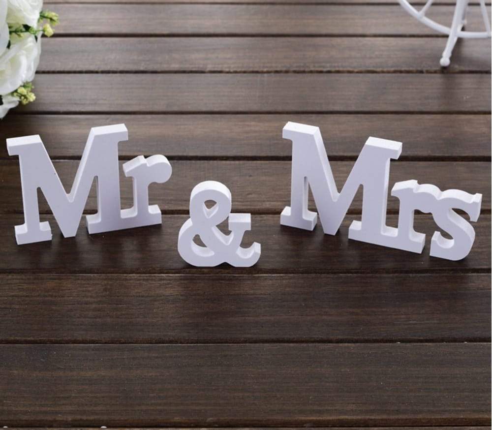 Mr & Mrs Tischdeko-Brautwunsch-klein-Brautwunsch
