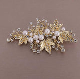 Haarschmuck - OP160-Brautwunsch-Gold-Brautwunsch