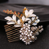 Haarkamm - OP143-Brautwunsch-Gold-Brautwunsch