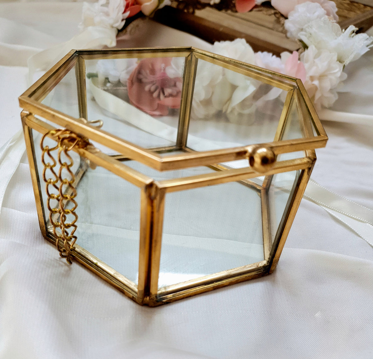 Ringkiste Glas Hochzeit