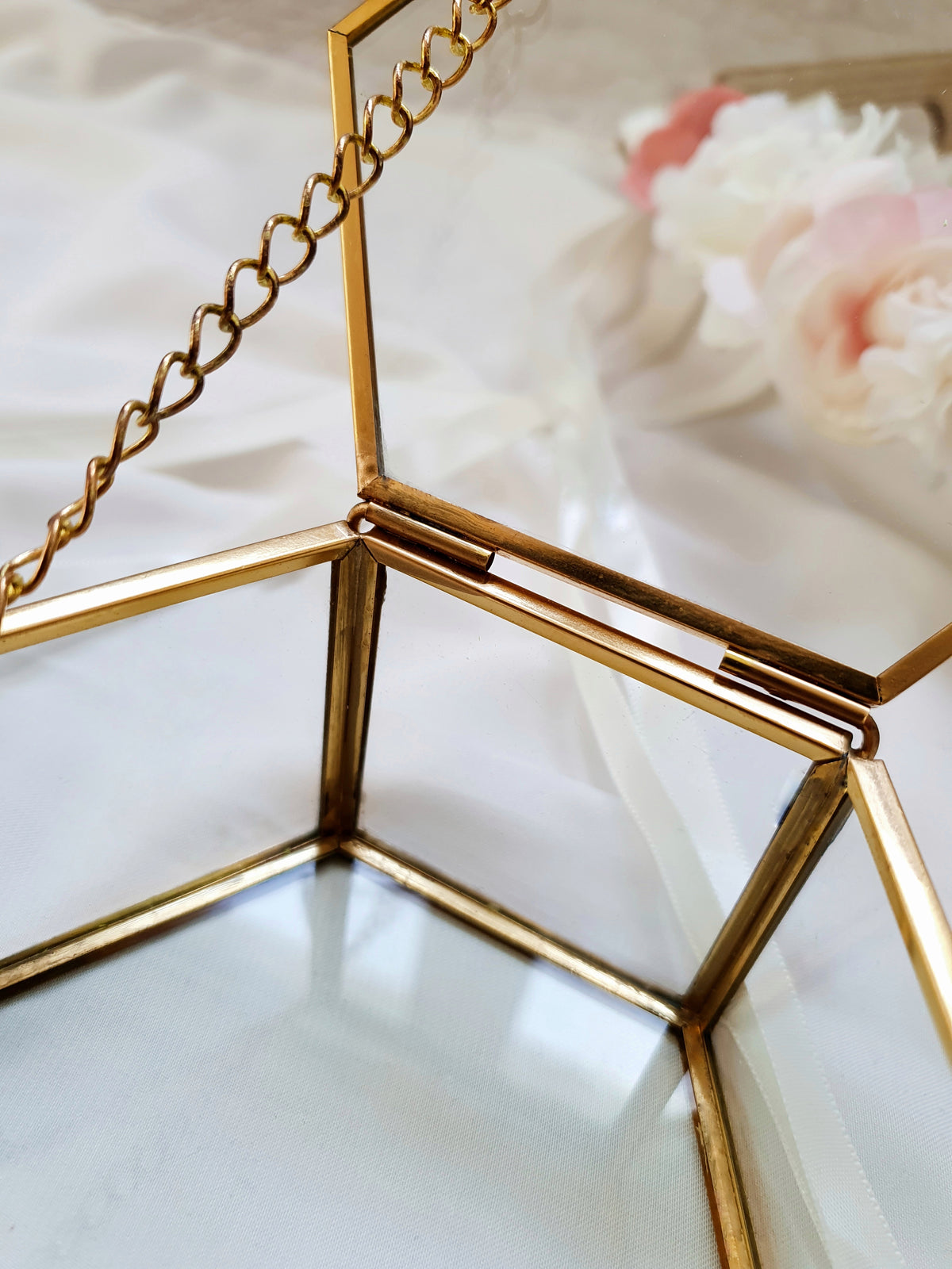 Ringkiste aus Glas Hochzeit