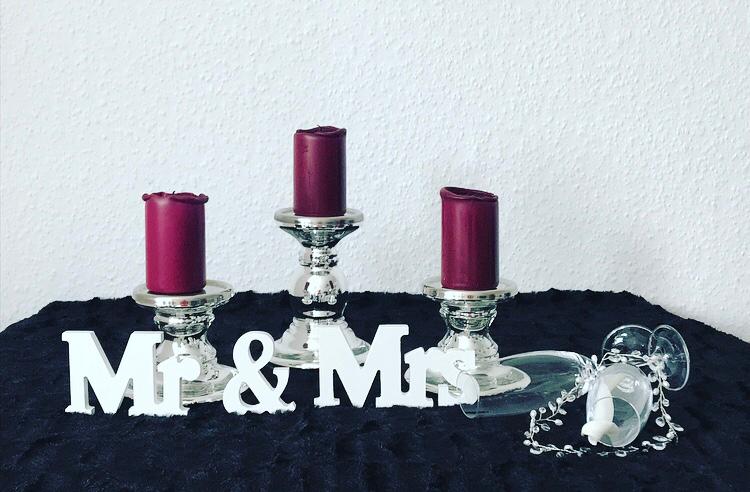Mr & Mrs Tischdeko-Brautwunsch-klein-Brautwunsch