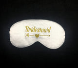 Schlafmasken Bride & Team Bride-Brautwunsch-Bridesmaid-Brautwunsch