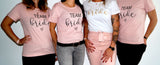 JGA T-Shirts Bride & Team Bride-Brautwunsch-S-weiß-Brautwunsch