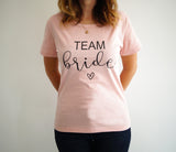 JGA T-Shirts Bride & Team Bride-Brautwunsch-S-rosa-Brautwunsch